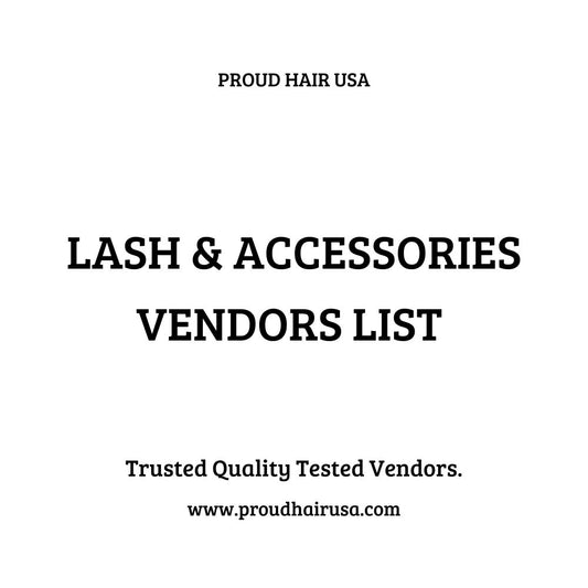 LASH & ACCESSORIES VENDORS LIST
